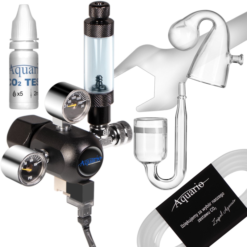 Aquario Professional 2.0 - CO2 set with solenoid valve